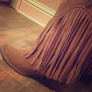 Fringe Cowboy Boots